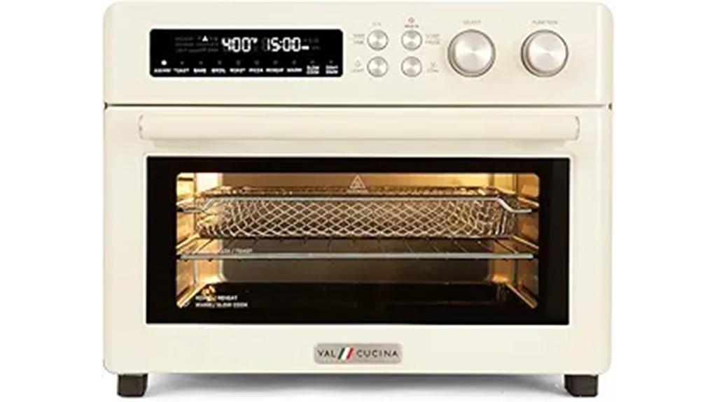 multifunctional yellow toaster oven