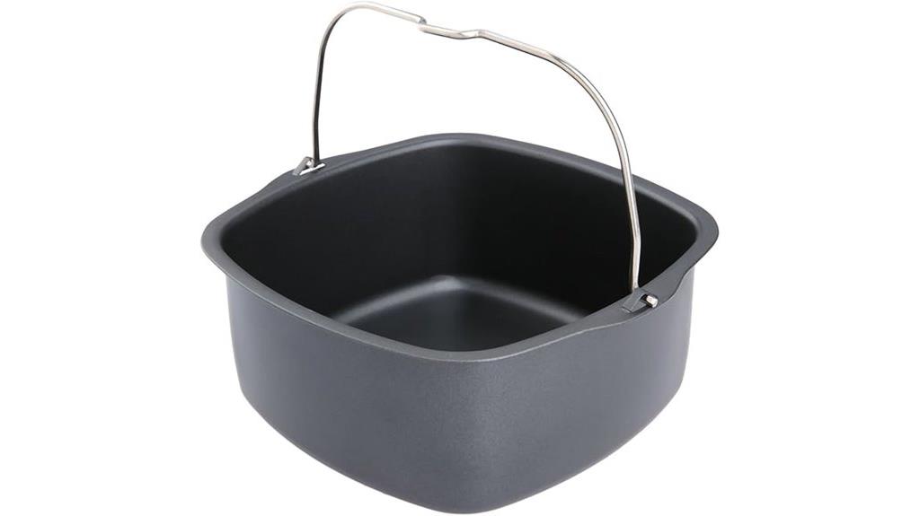 nonstick air fryer cake barrel