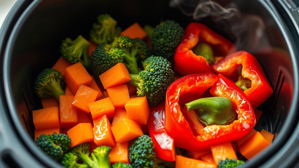 nutrient retention through air frying