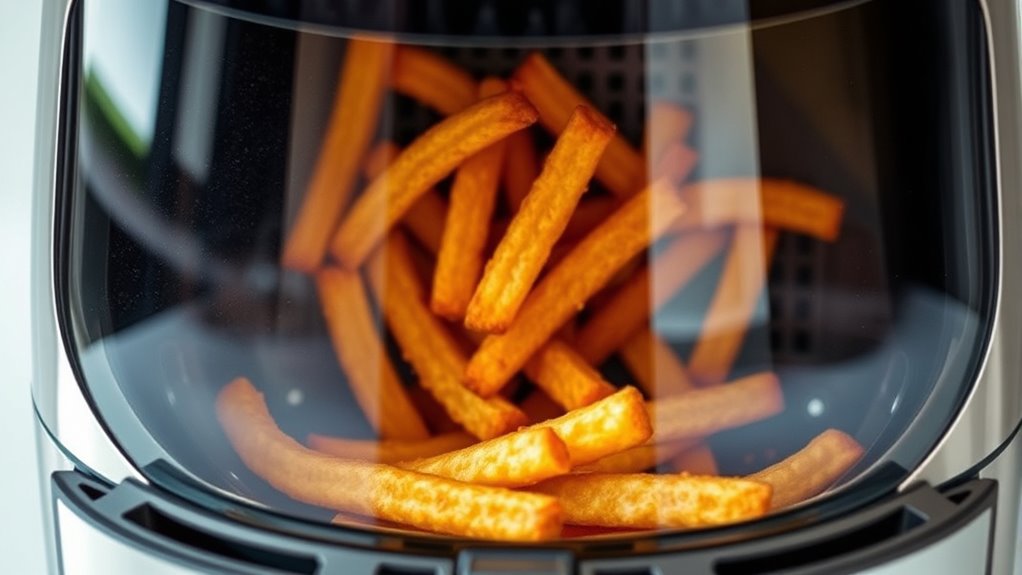 oil enhances air fry texture