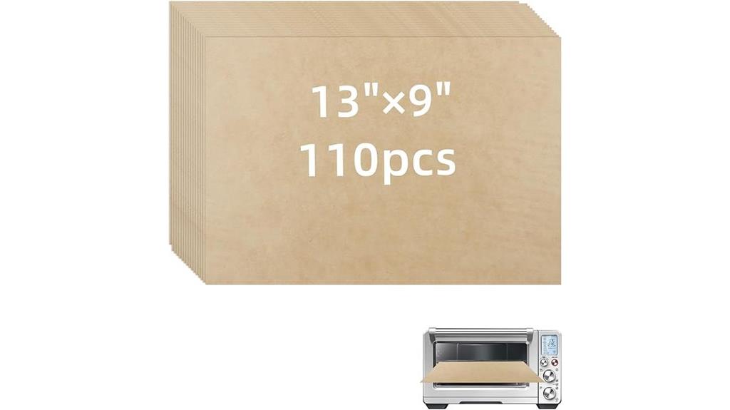 one hundred ten disposable parchment