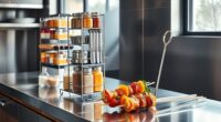 optimal storage for grilling