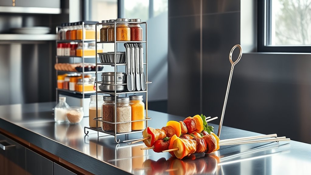 optimal storage for grilling