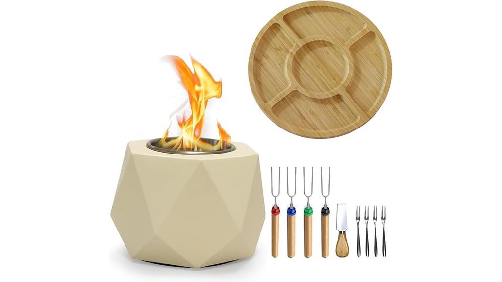 outdoor s mores fire pit