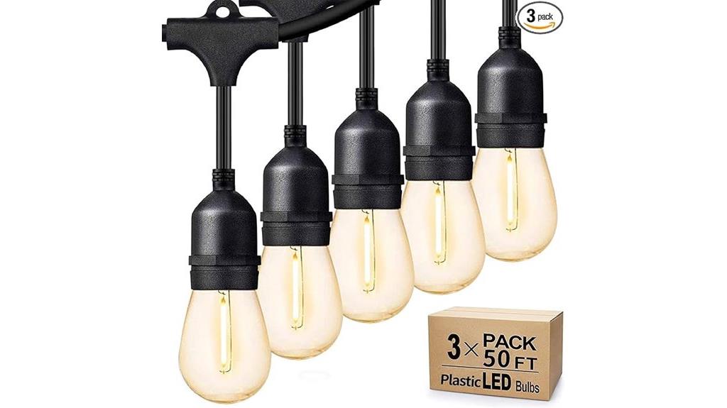 outdoor string lights set