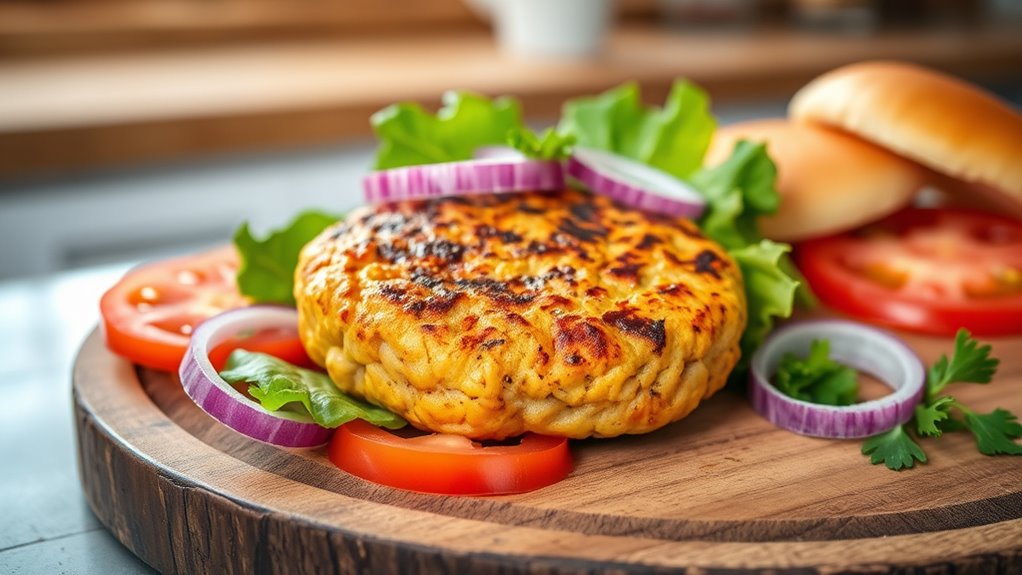 perfect crispy veggie burgers
