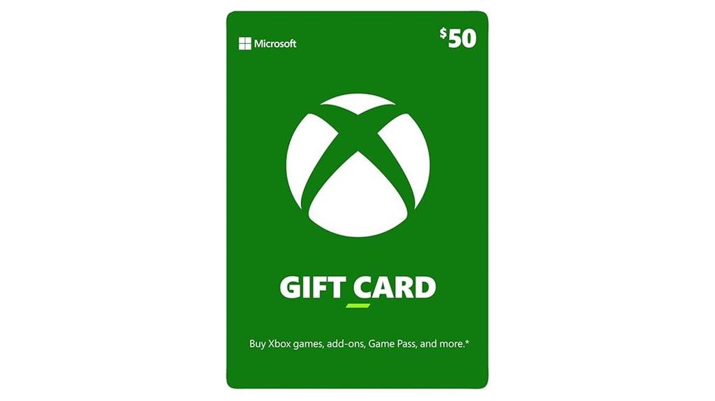 physical xbox gift card