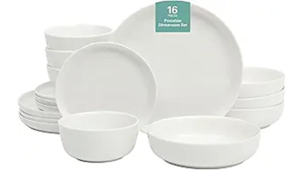 porcelain dinnerware set
