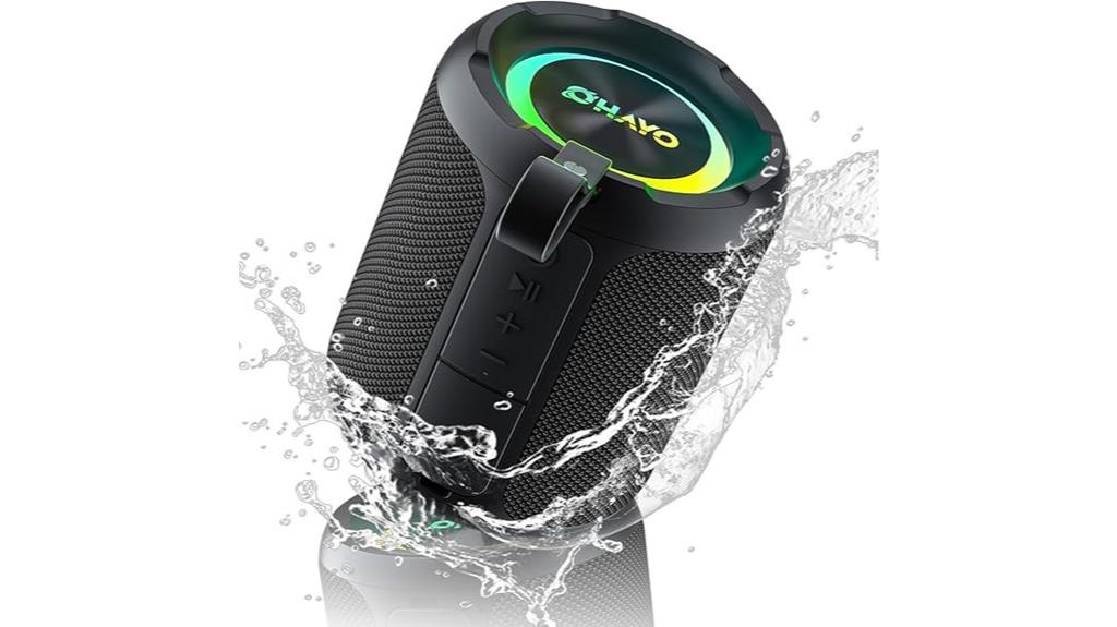 portable bluetooth speaker with lights