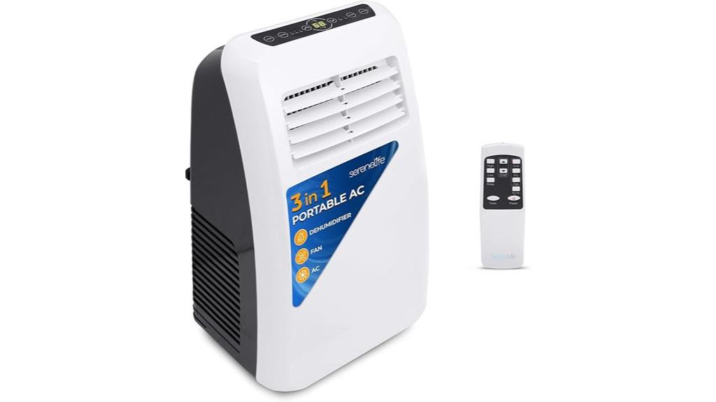 portable cooling and dehumidifying
