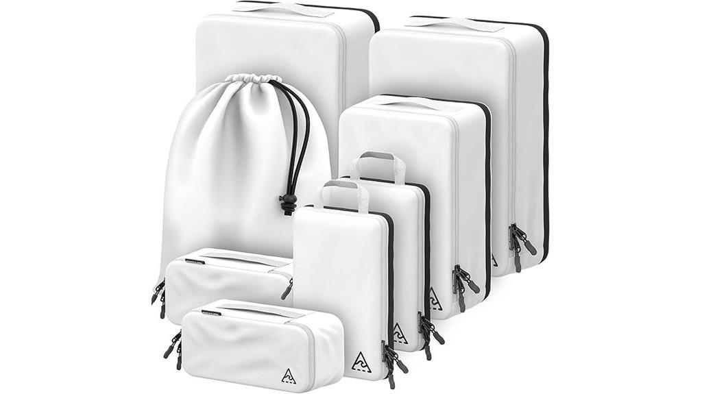 premium compression packing cubes