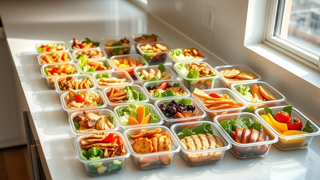 prepare weekly healthy lunches