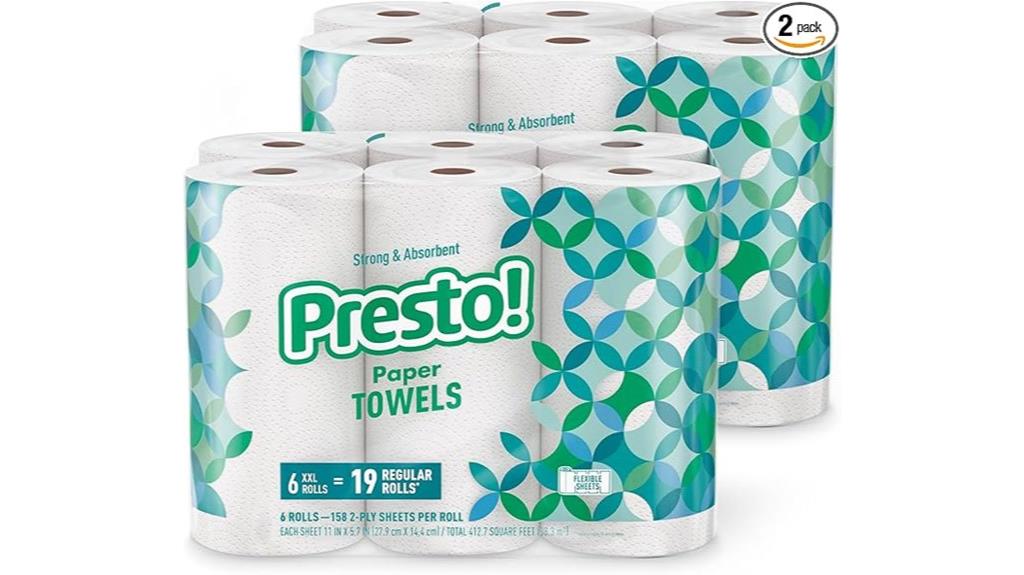 presto flex a size paper towels