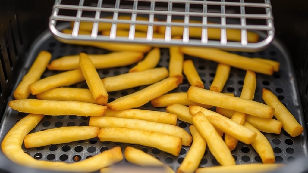 prevent overcrowding for crispiness