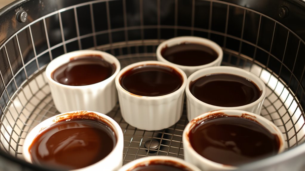 proper ramekin placement technique