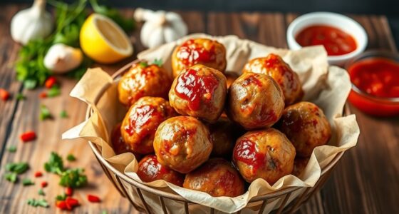quick crispy meatballs