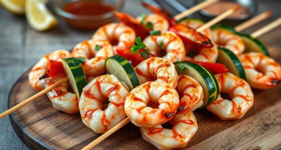 quick easy shrimp skewers