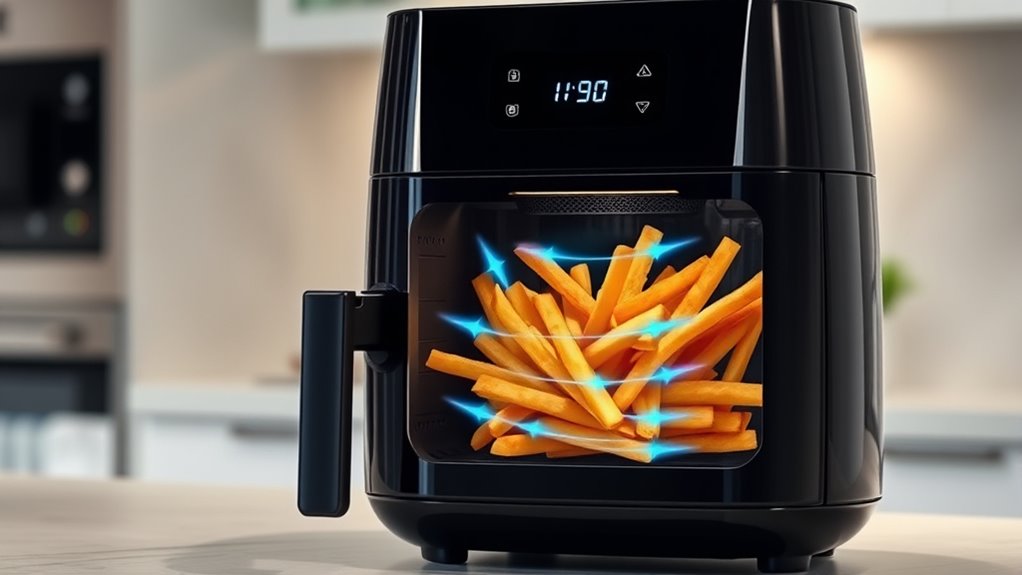 rapid hot air circulation