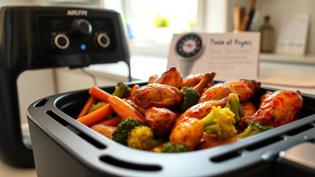reduce oven temperature appropriately
