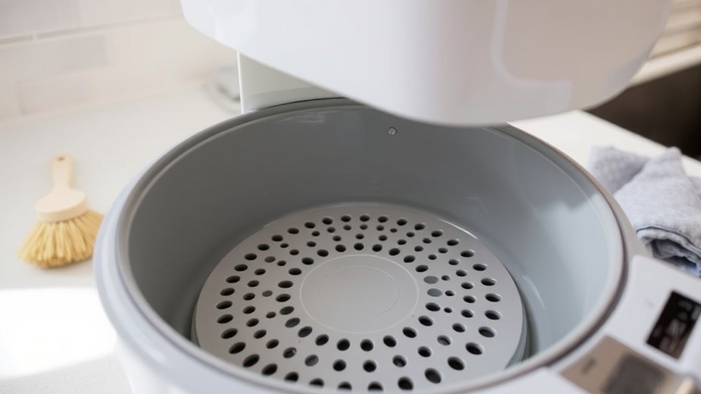 regularly clean your air fryer