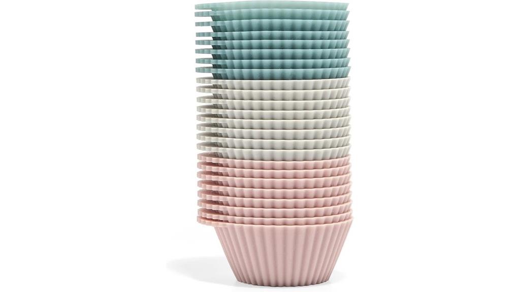 reusable silicone baking cups
