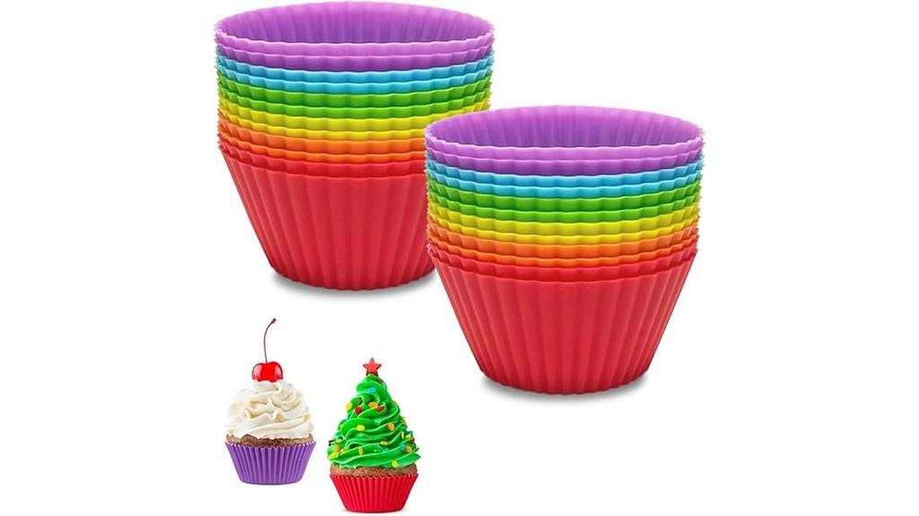 reusable silicone muffin liners
