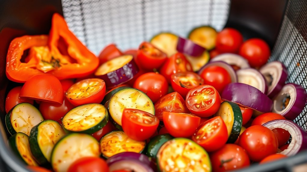 roast vegetables evenly coated