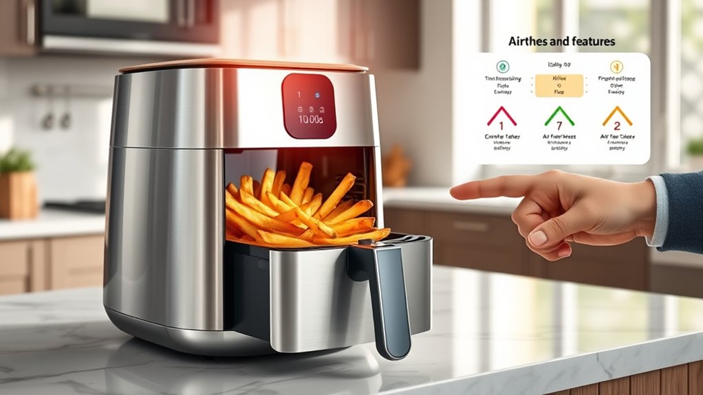 safe efficient hot air cooking