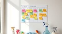 scheduled cleaning routines