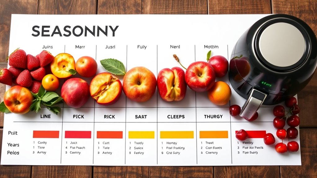 seasonal fruits for air frying