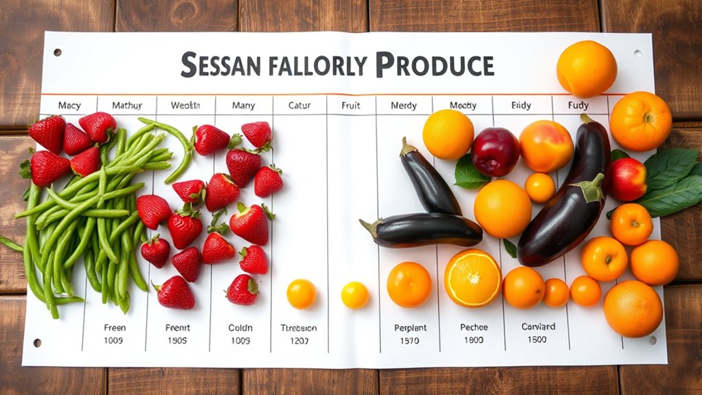 seasonal produce maximizes flavor