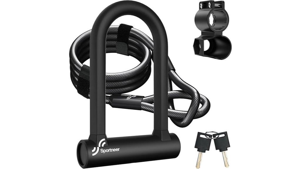 secure steel bike lock