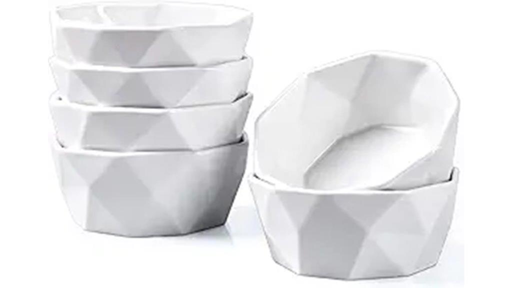 set of six ramekins