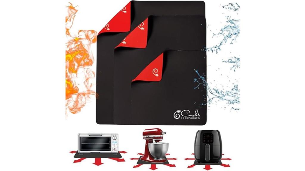 set of three heat mats
