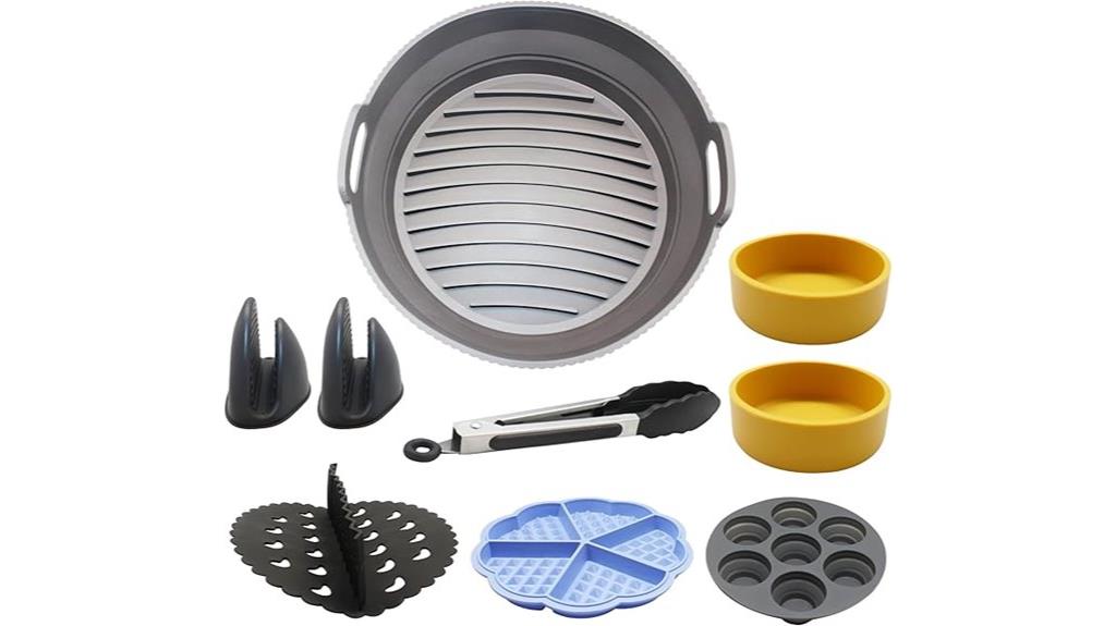 silicone air fryer accessories