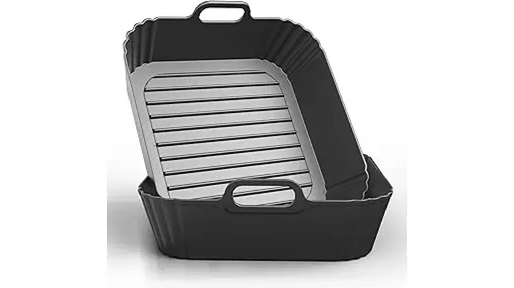 silicone air fryer liners
