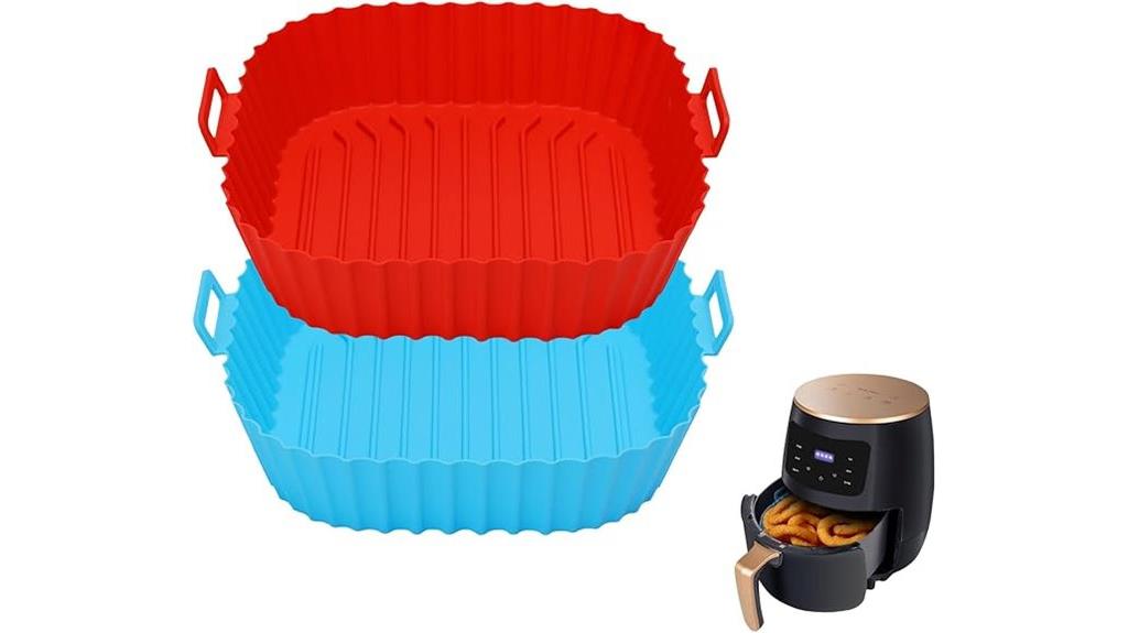 silicone air fryer liners