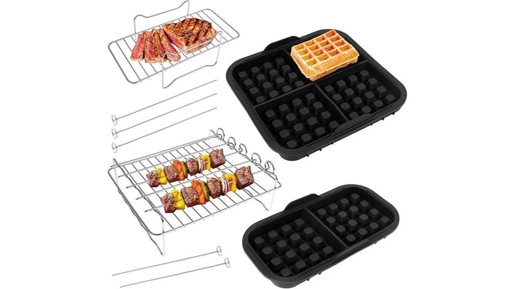 silicone air fryer waffle