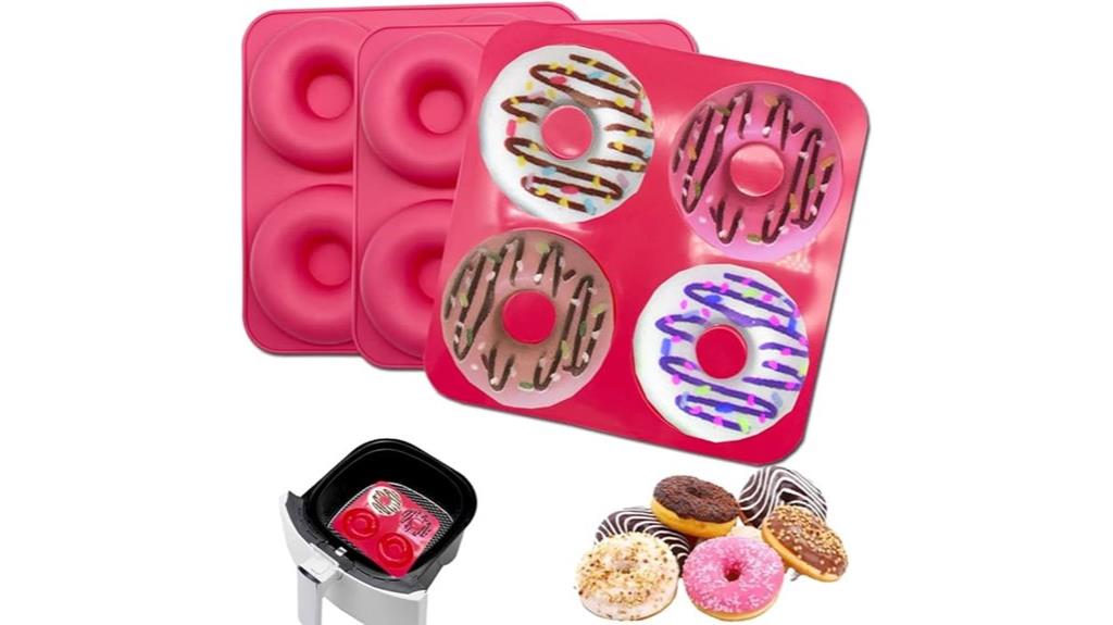 silicone bagel mold set