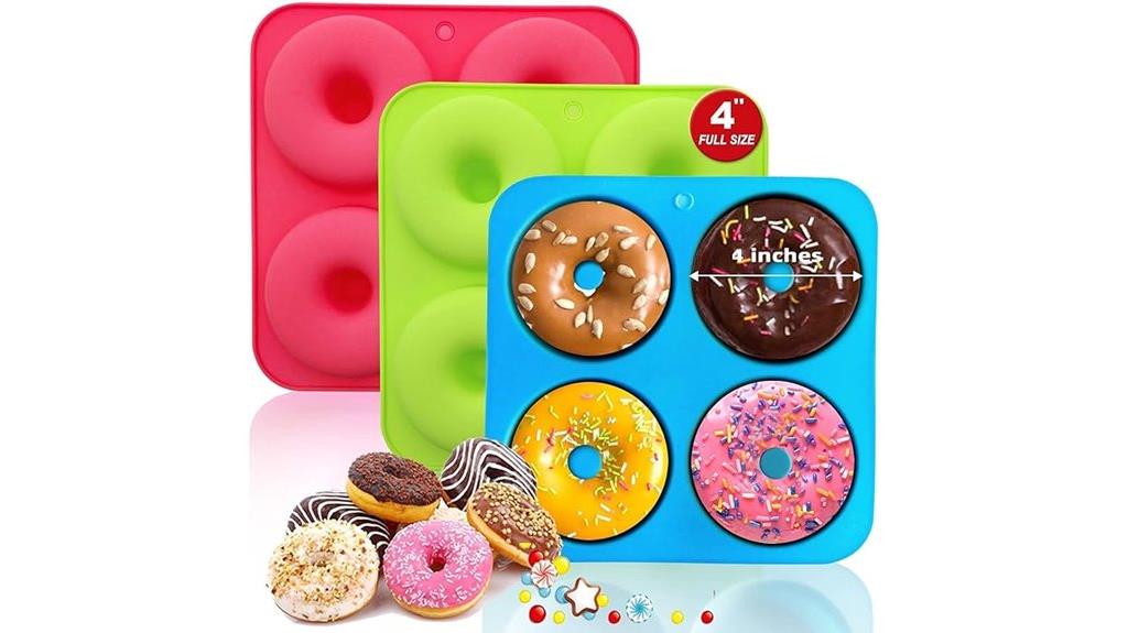 silicone donut mold set