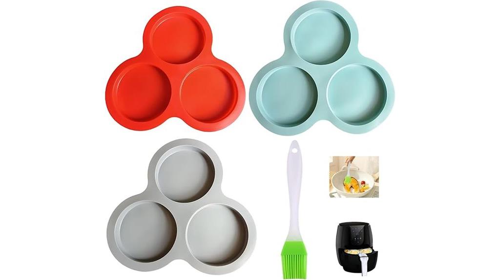 silicone egg mold set