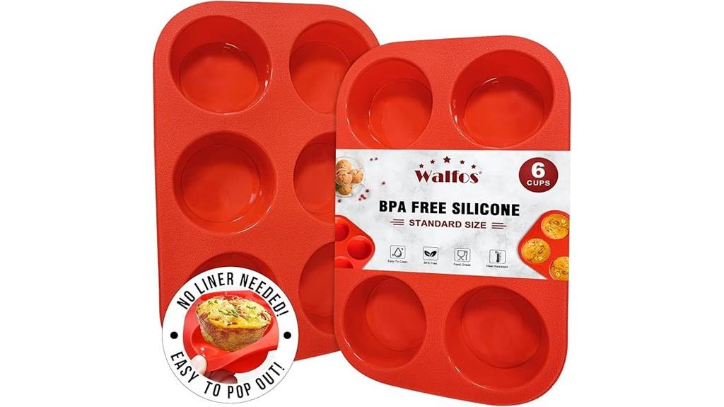 silicone muffin baking cups