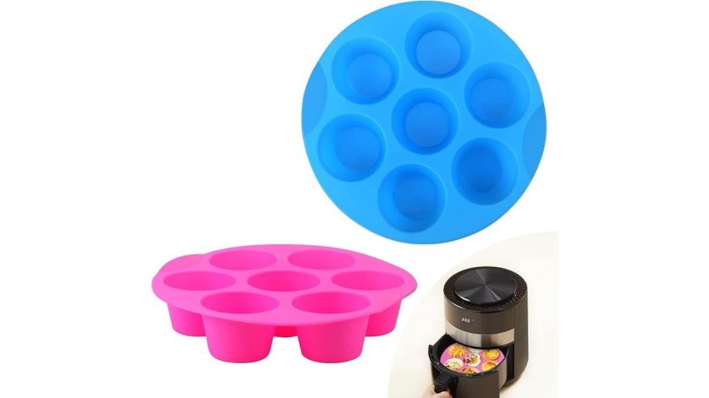 silicone muffin pan set