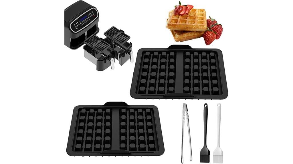 silicone waffle mold set