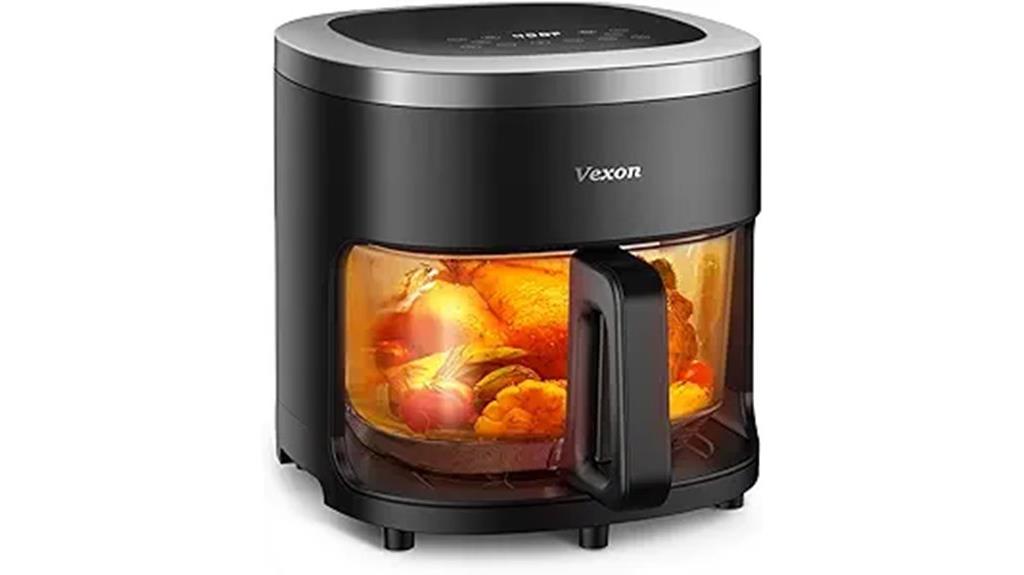 six in one glass air fryer