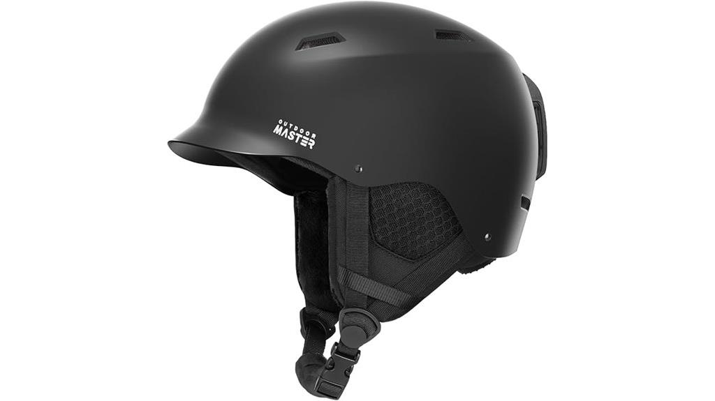 ski helmet with visor