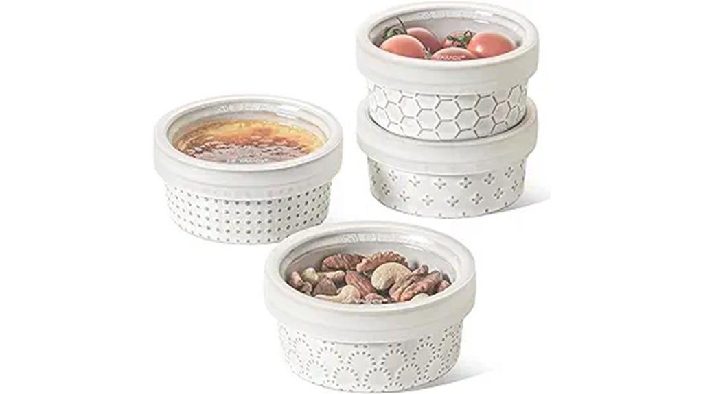small ceramic food storage