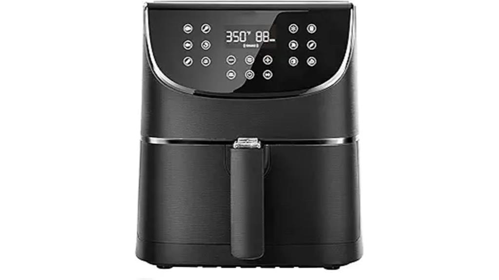 smart touchscreen air fryer