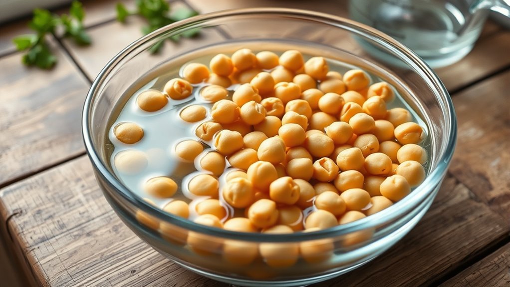 soak chickpeas overnight thoroughly