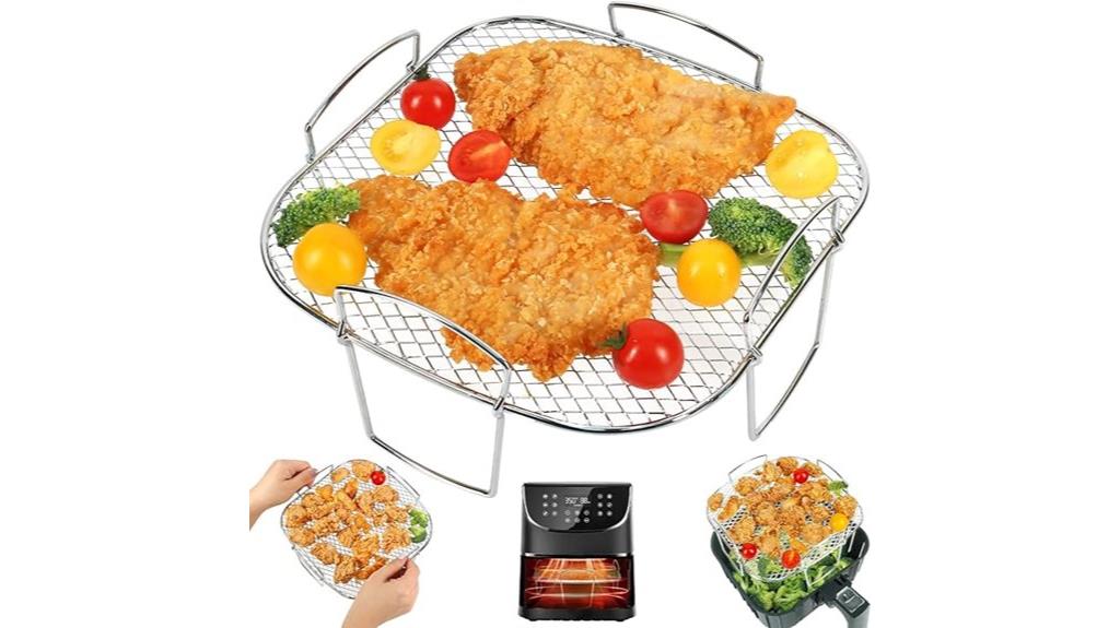 square 8 inch air fryer rack